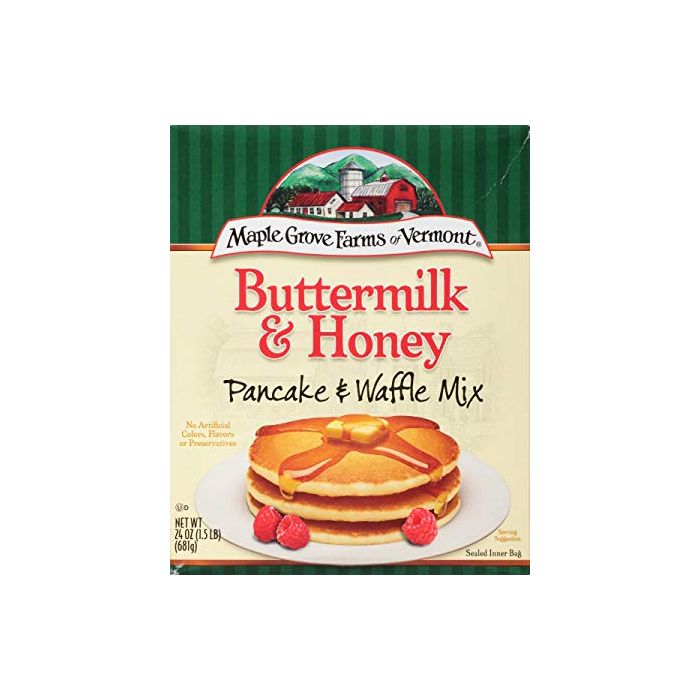 MAPLE GROVE: Mix Pancake Buttermilk Honey, 24 oz