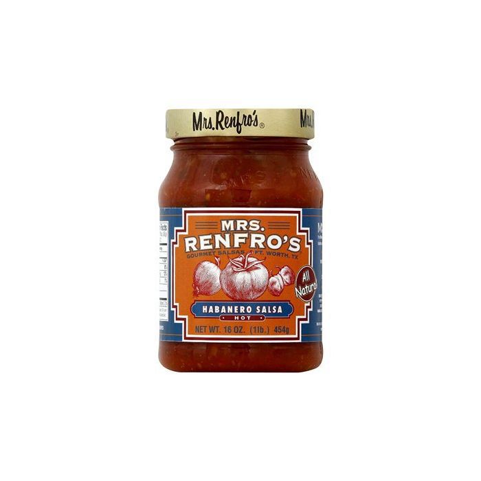 MRS RENFRO'S: Gourmet Habanero Salsa Hot, 16 oz