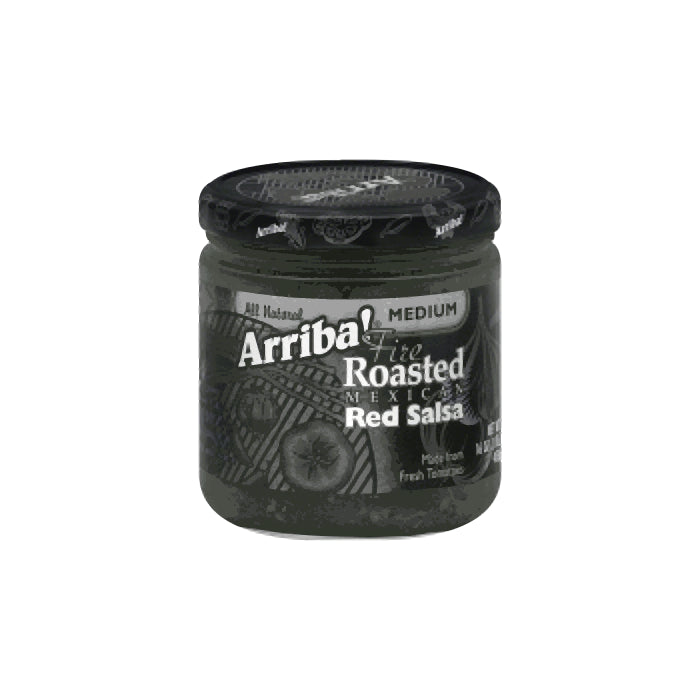 ARRIBA: Fire Roasted Mexican Red Salsa Medium, 16 Oz