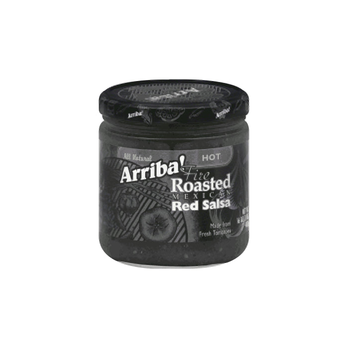 ARRIBA: Fire Roasted Hot Mexican Red Salsa, 16 Oz