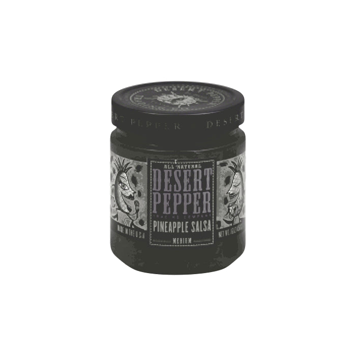 DESERT PEPPER: Salsa Medium Pineapple, 16 oz