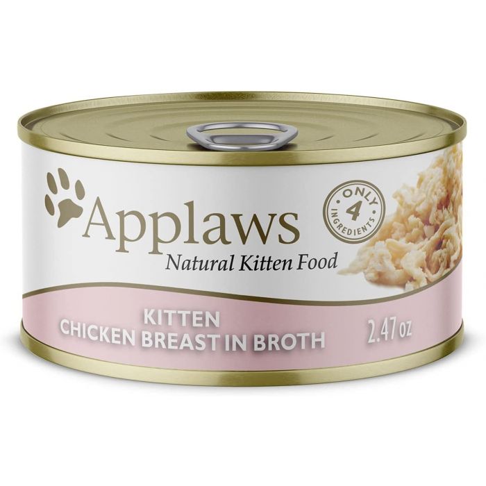 APPLAWS: Kitten Chicken Breast In Broth, 2.47 oz