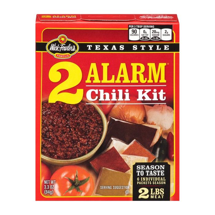 WICK FOWLERS: 2 Alarm Chili Kit, 3.3 oz