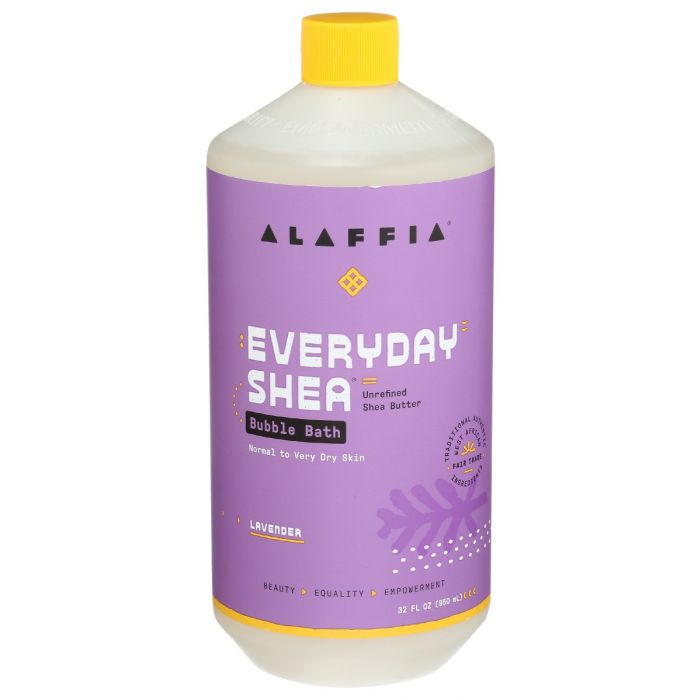 ALAFFIA: Everyday Shea Bubble Bath Lavender, 32 fo