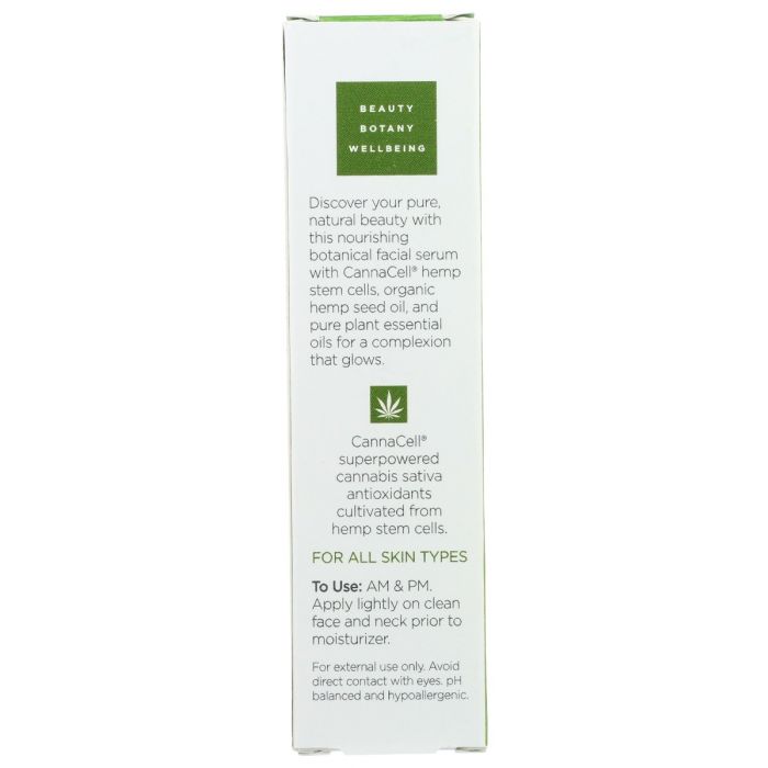 ANDALOU NATURALS: Cannacell Facial Serum, 1 fo