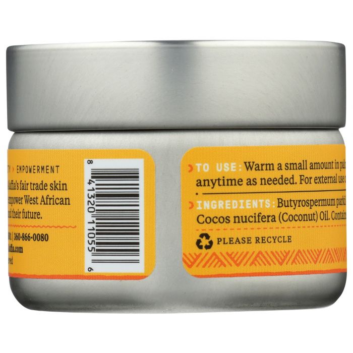 ALAFFIA: Whipped Shea Butter Coconut Oil Unscented, 1.5 oz