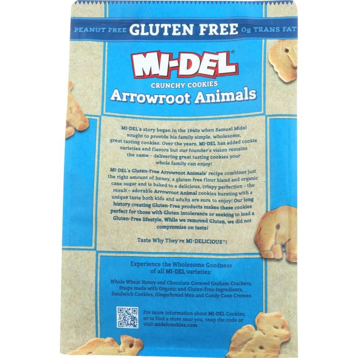 MIDEL: Gluten Free Arrowroot Animals, 8 oz