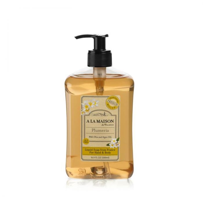 A LA MAISON: Plumeria Liquid Soap, 16.9 fo