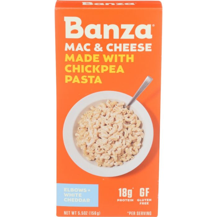 BANZA: Elbows White Cheddar Mac And Cheese, 5.5 oz