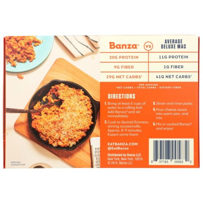 BANZA: Deluxe Cheddar Mac And Cheese, 11 oz