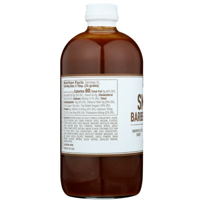 LILLIES Q: Smoky Barbeque Sauce, 21 oz