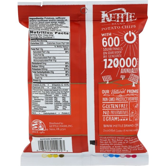 KETTLE FOODS: Backyard Barbeque, 1.5 oz