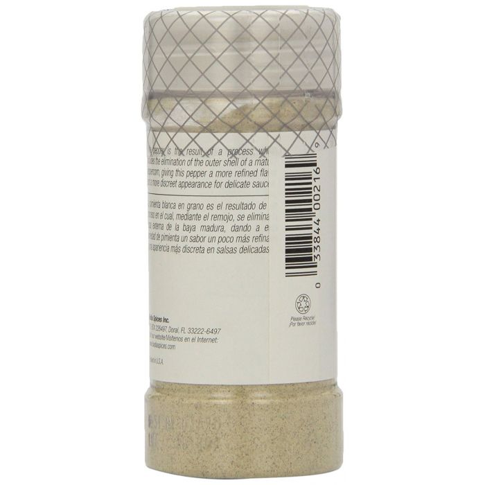 BADIA: Ground White Pepper, 2 Oz