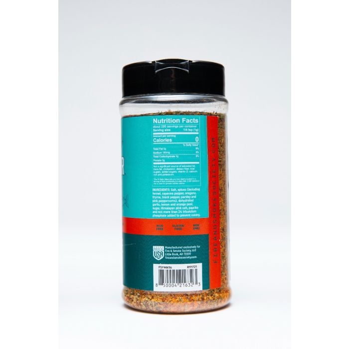 FIRE AND SMOKE: Seasoning Fish Monger, 16 oz