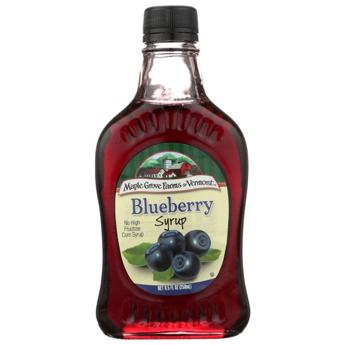 MAPLE GROVE: Syrup Ntrl Bluebry, 8.5 oz