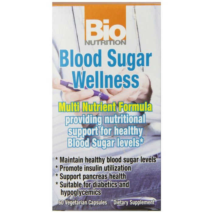 BIO NUTRITION: Blood Sugar Wellness, 60 vegetarian capsules