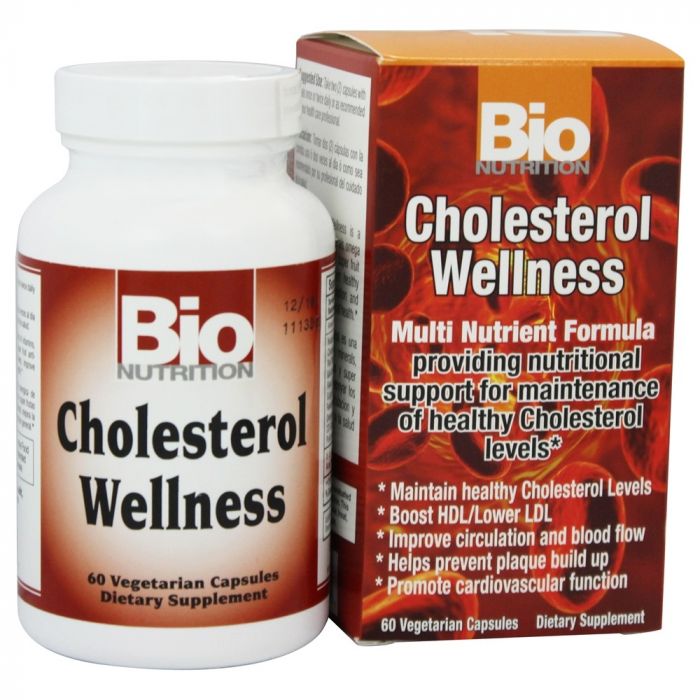 BIO NUTRITION: Cholesterol Wellness, 60 vegetarian capsules