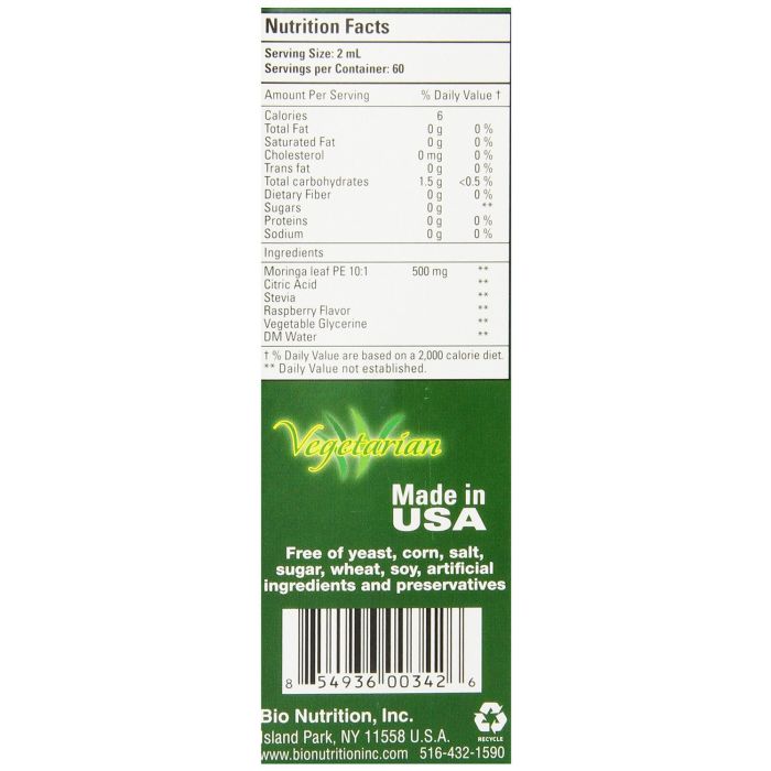 BIO NUTRITION: Moringa 5000 Super Food Liquid, 4 oz