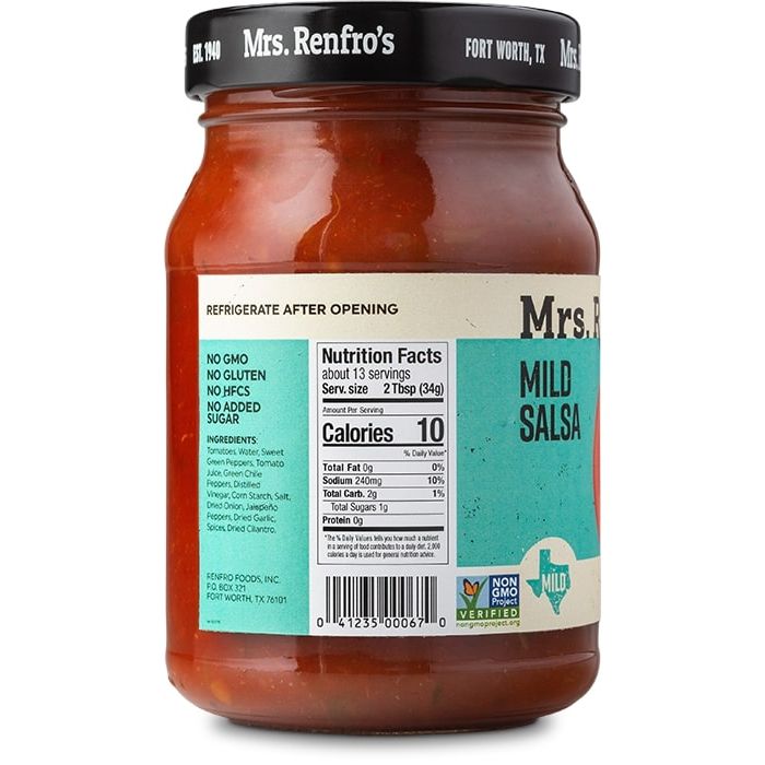 MRS RENFRO: Salsa Picante Mild, 16 oz