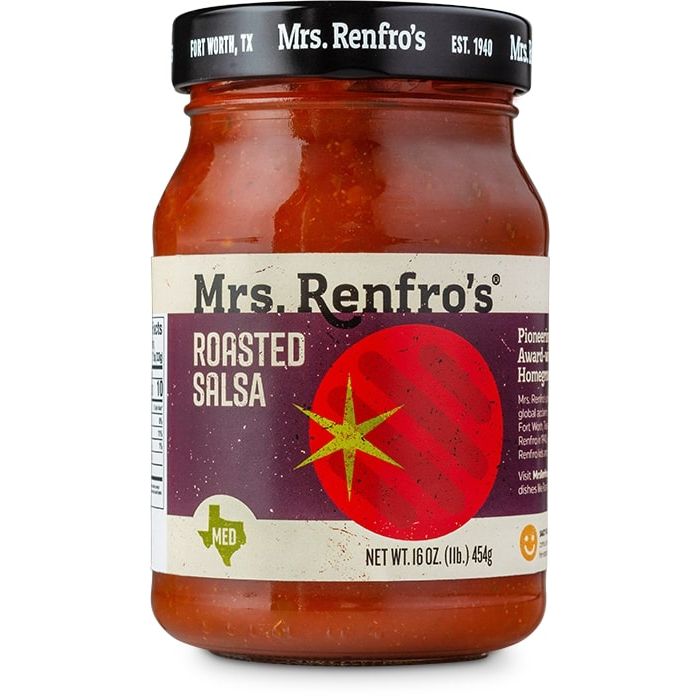 MRS RENFRO: Salsa Roasted, 16 oz