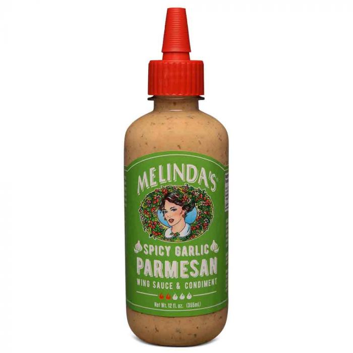 MELINDAS: Sauce Spcy Glrc Parm, 12 oz