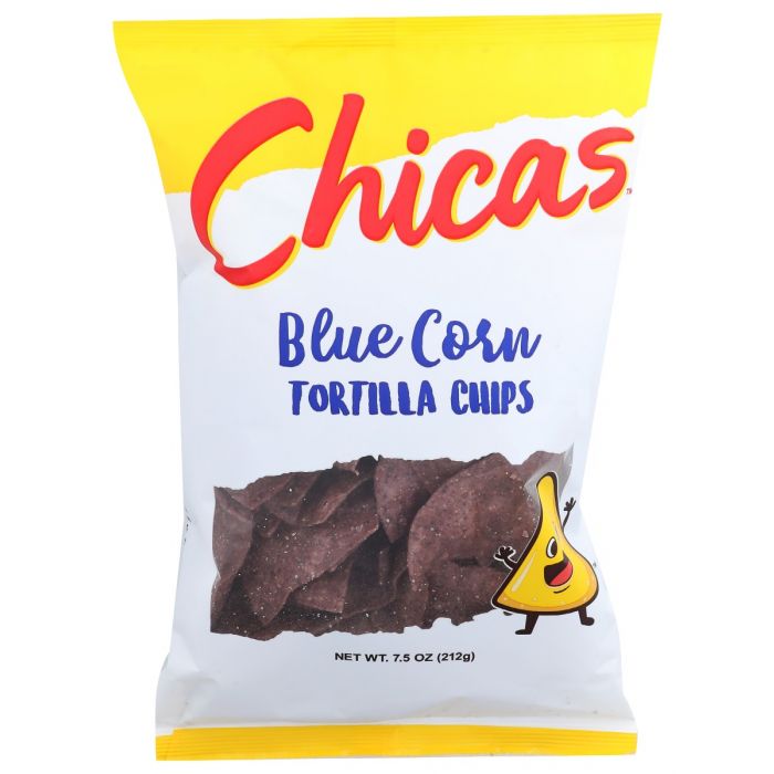 CHICAS: Blue Corn Tortilla Chips, 7.5 oz