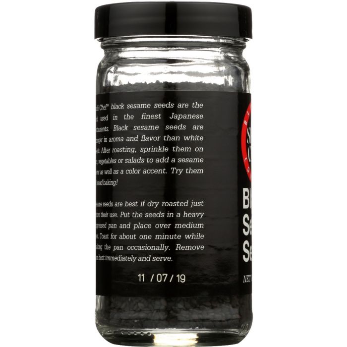 SUSHI CHEF: Black Sesame Seed, 3.75 oz