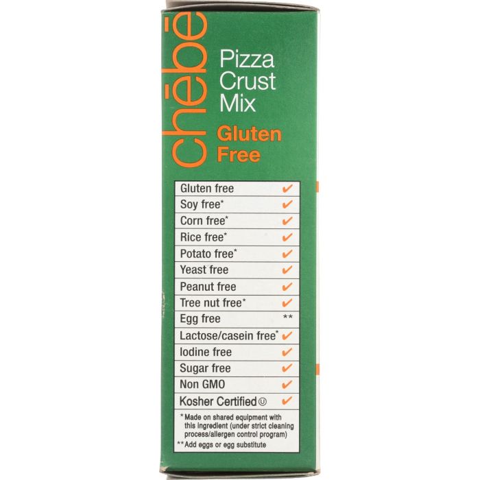 CHEBE: Pizza Crust Mix Gluten Free, 7.5 oz