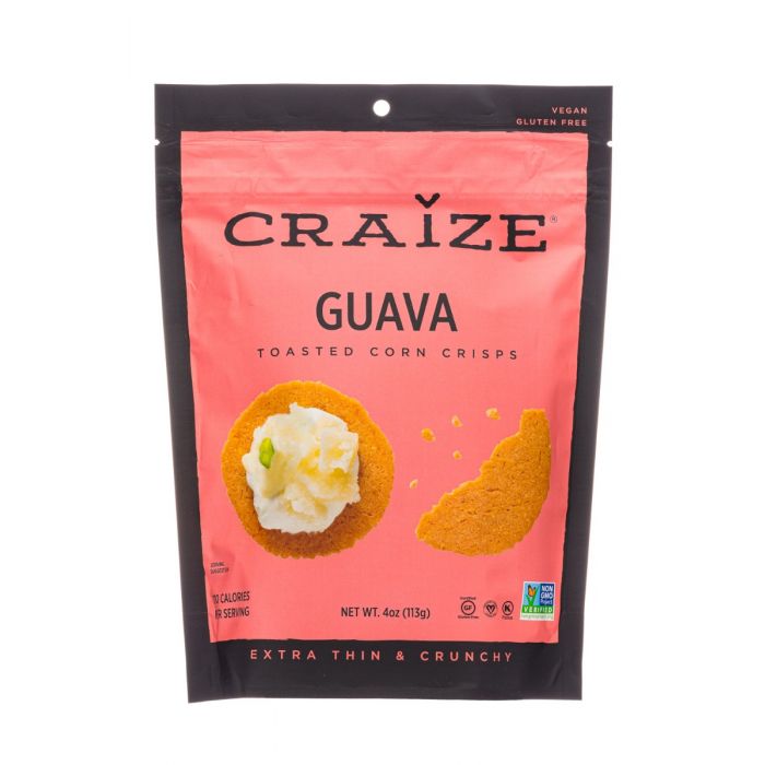 CRAIZE: Crackers Corn Guava, 4 oz