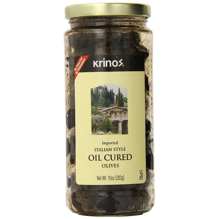 KRINOS: Olive Cured In Oil, 10 oz