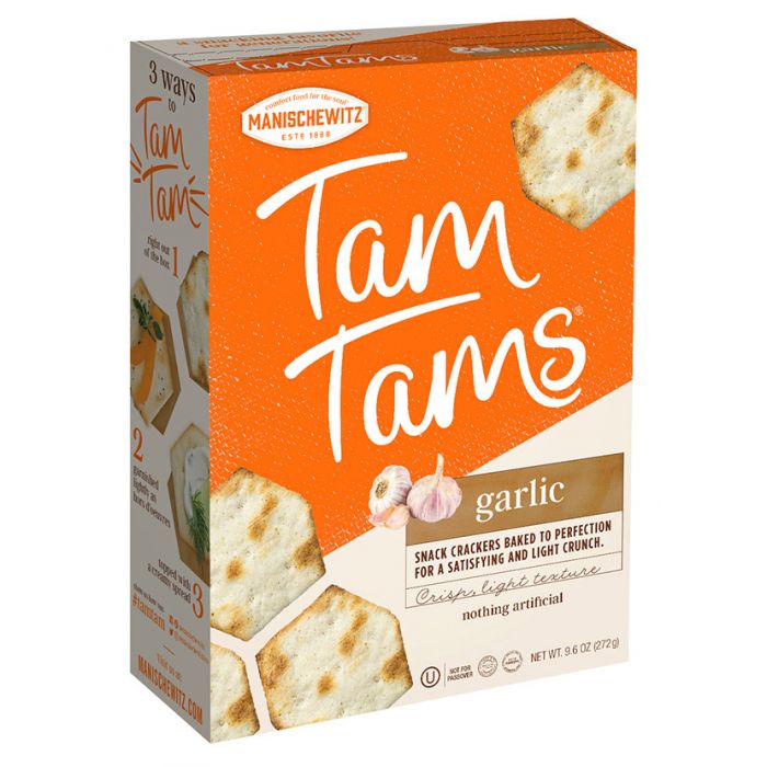 MANISCHEWITZ: Cracker Snk Tamtam Grlc, 9.6 oz