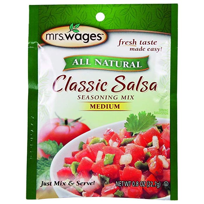 MRS WAGES: Classic Salsa Instant Mix, 0.8 oz