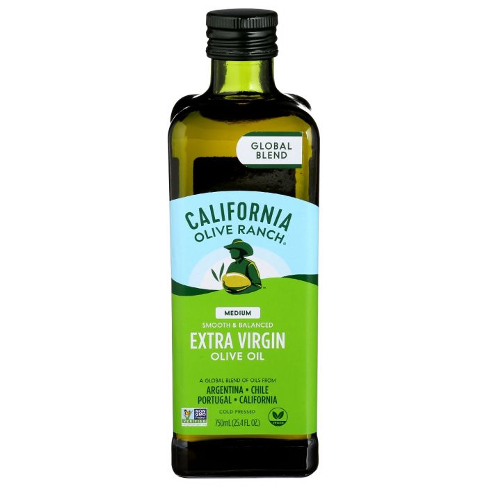 CALIFORNIA OLIVE RANCH: Global Blend Medium Extra Virgin Olive Oil, 25.4 fo