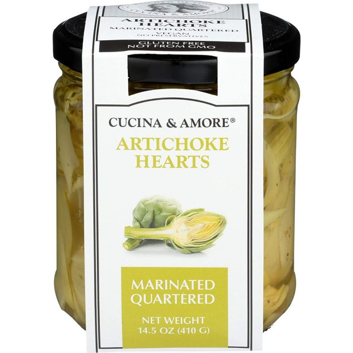 CUCINA & AMORE: Artichoke Qrtr Mrntd, 14.5 oz