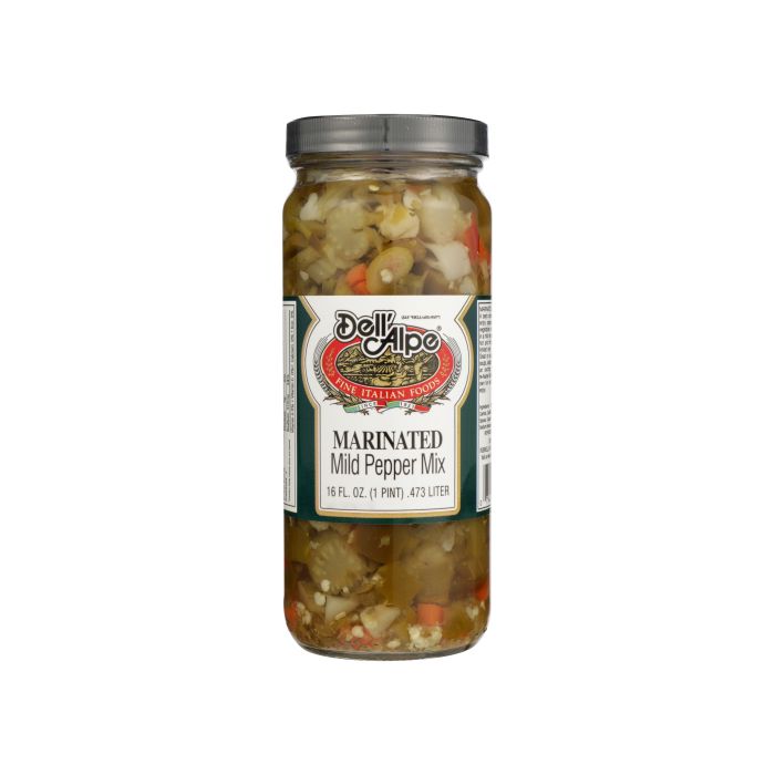 DELL ALPE: Marinated Mild Pepper Mix, 16 oz