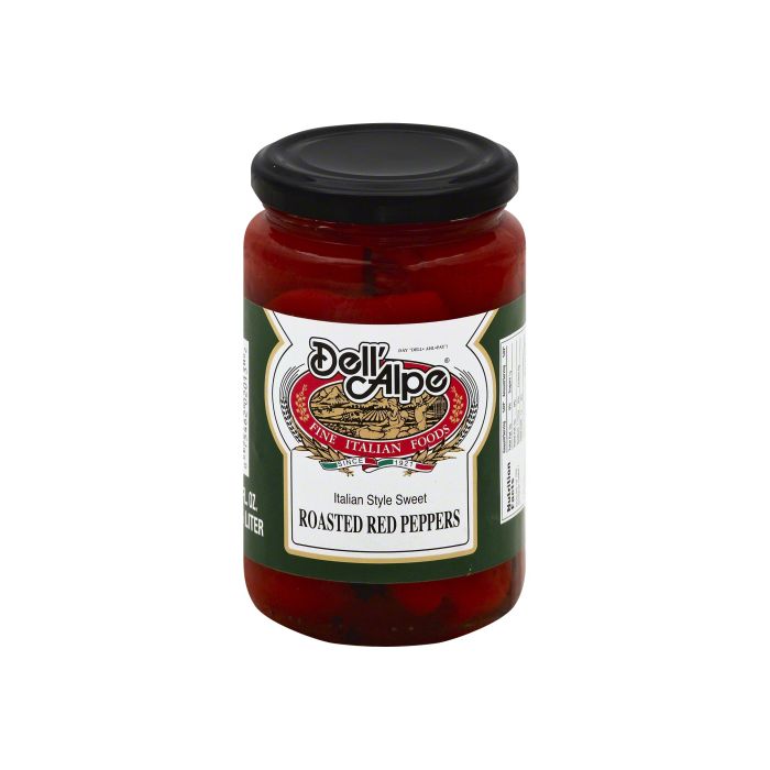 DELL ALPE: Roasted Red Peppers, 12 oz