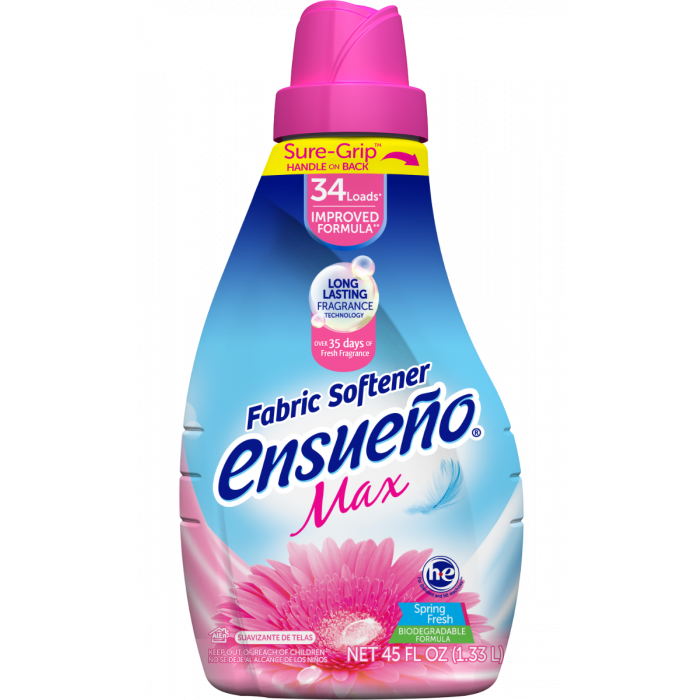 ENSUENO: MAX Spring Fresh Fabric Softener, 45 oz