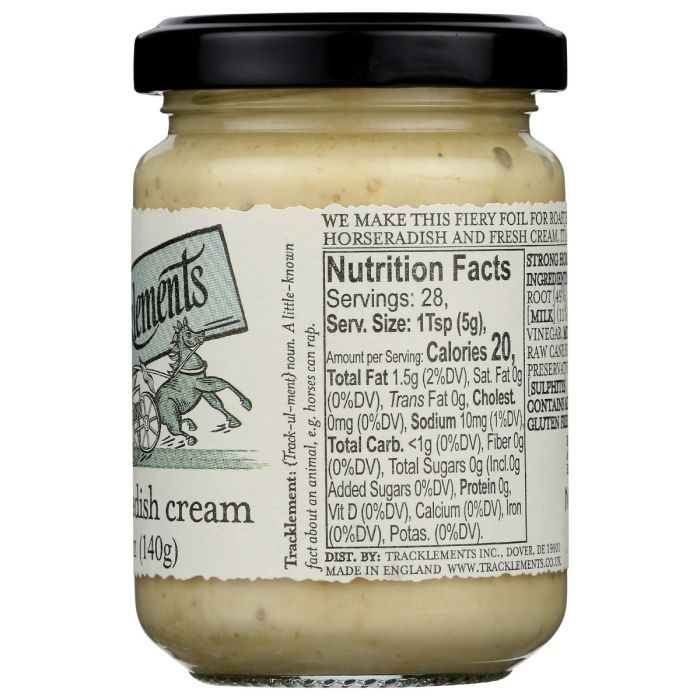 TRACKLEMENTS: Strong Horseradish Cream, 5 oz