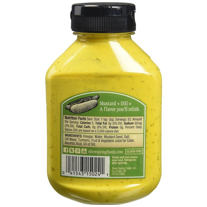 SILVER SPRINGS: Mustard Spring Dill, 9.5 oz