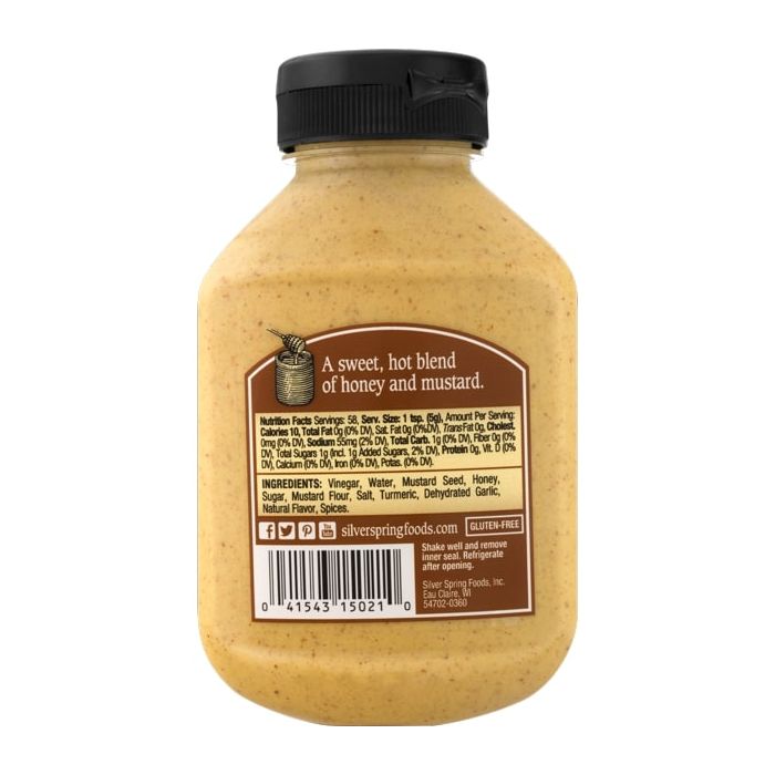 SILVER SPRINGS: Mustard Sweet Hot Honey, 10.25 oz