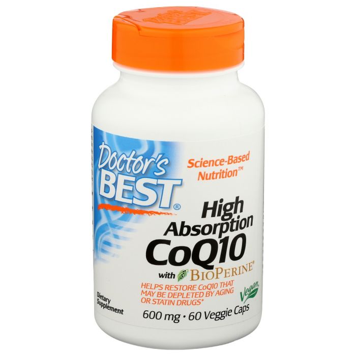 DOCTORS BEST: Coq10 High Absorption 600Mg, 60 vc