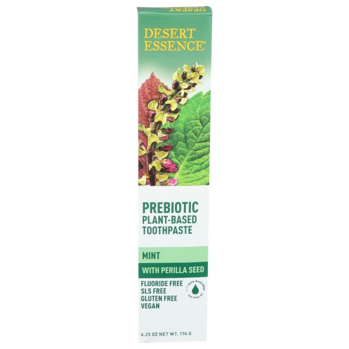 DESERT ESSENCE: Prebiotic Botanical Mint Toothpaste, 6.25 oz