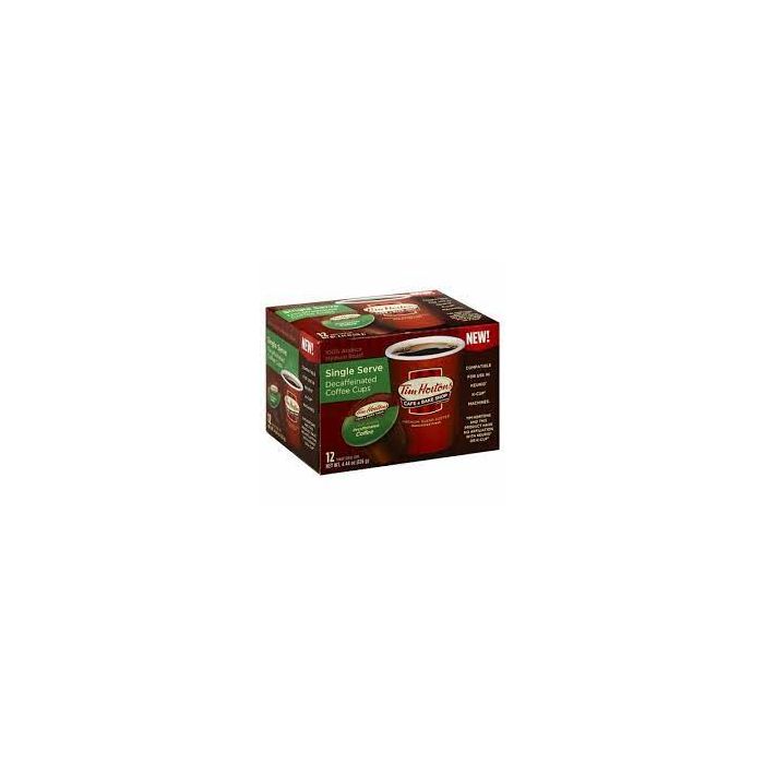 TIM HORTON: Coffee Ss Decaf 100% Arab 12Pc, 4.44 oz