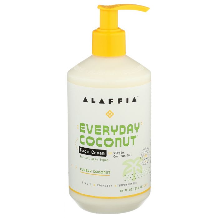 ALAFFIA: Everyday Coconut Face Cream Purely Coconut, 12 fo