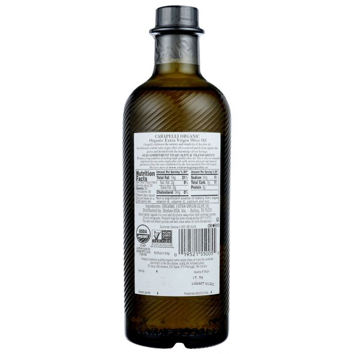 CARAPELLI: Extra Virgin Olive Oil Organic, 500 ml