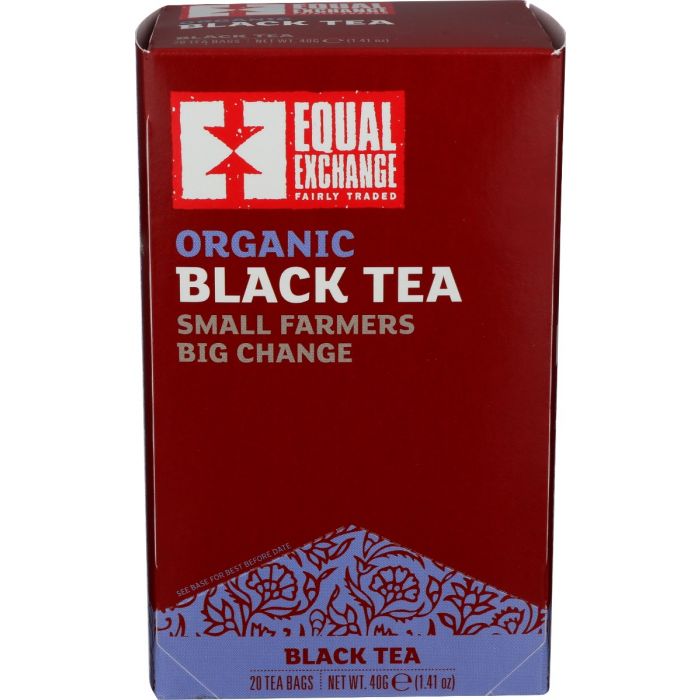 EQUAL EXCHANGE: Tea Black Organic, 20 bg