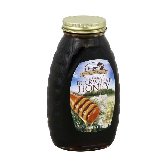 HARMONY FARMS: Buckwheat Honey, 16 oz