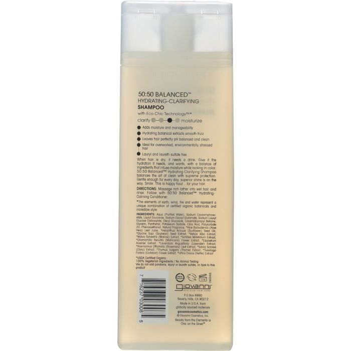 GIOVANNI COSMETICS: 50 50 Balance Shampoo, 8.5 oz