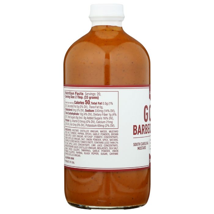 LILLIES Q: Gold Barbeque Sauce, 20 oz