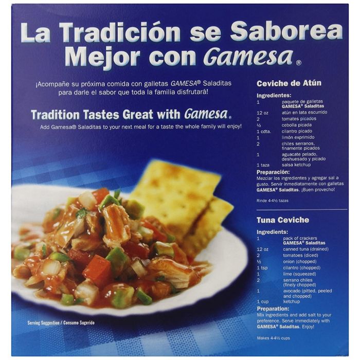 GAMESA: Saladitas Crackers, 14.6 oz